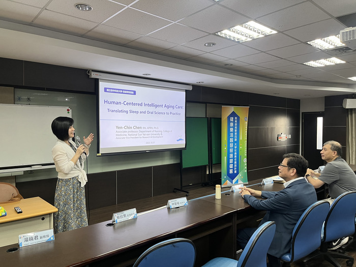 國立中山大學護理系陳嬿今副教授精彩的演講