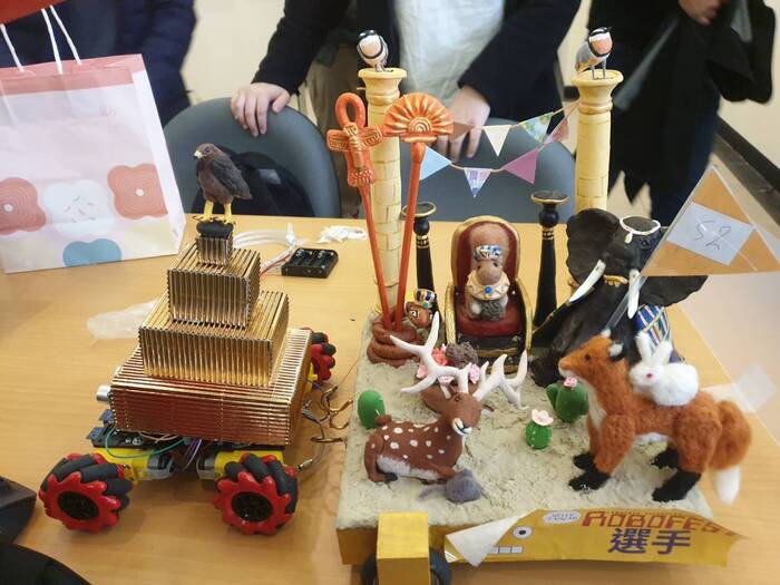 參賽作品近照——動物王國主題花車細節圖片